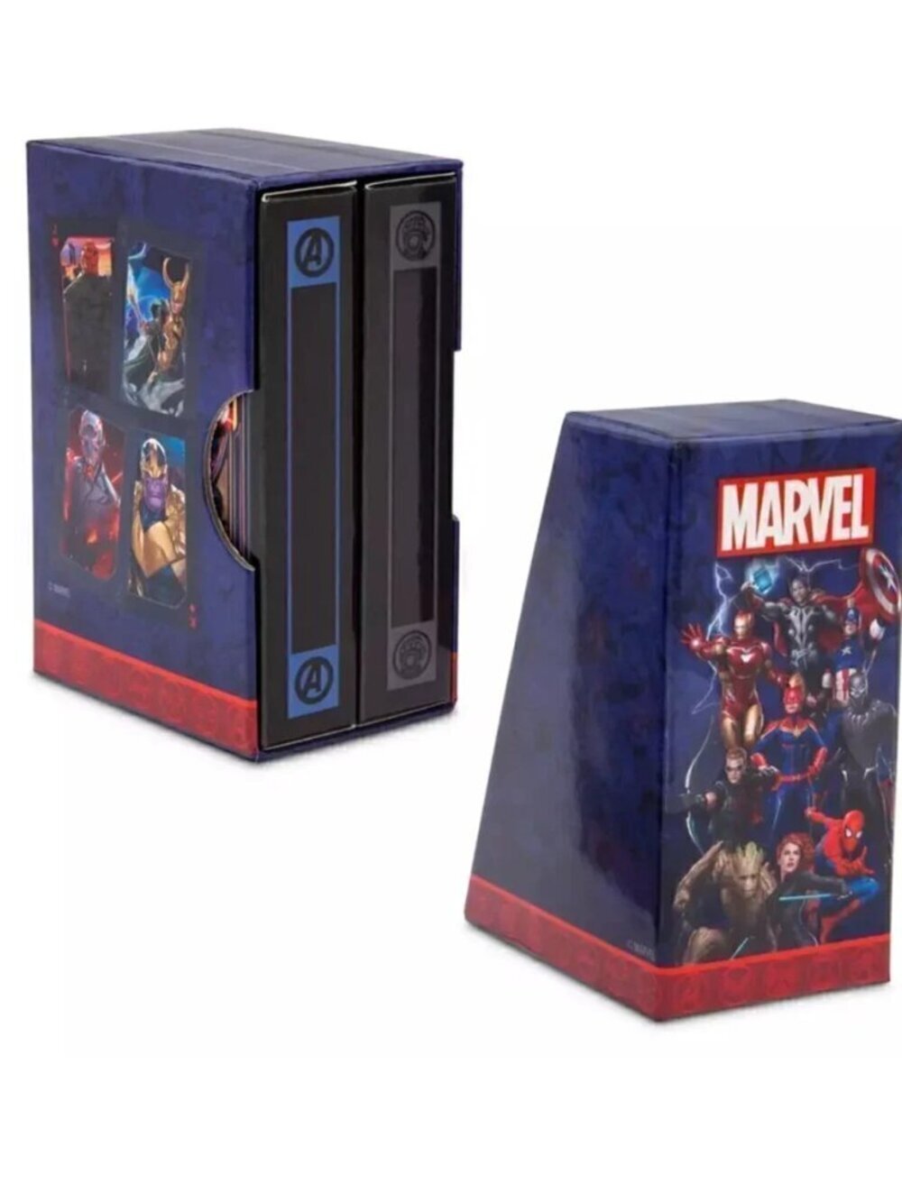 🃏✨ NWT Marvel Comics Heroes & Villains Illustrated Playing Cards – 2-Pack